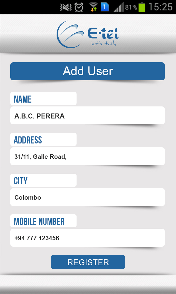 add user