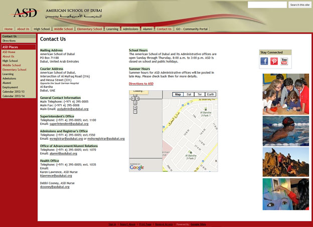 American School of Dubai