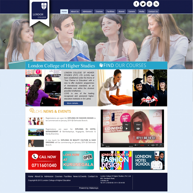 LONDON COLLEGE OF HIGHER STUDIES