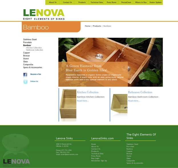Lenova Sinks